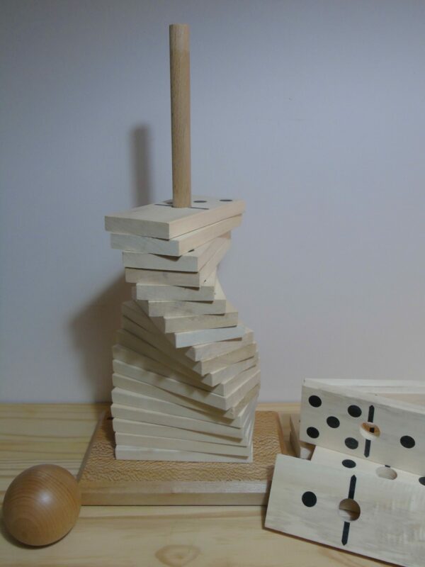 Dominos sur tige
