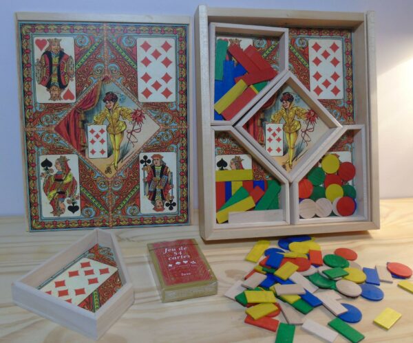 Jeu du Nain jaune en bois
