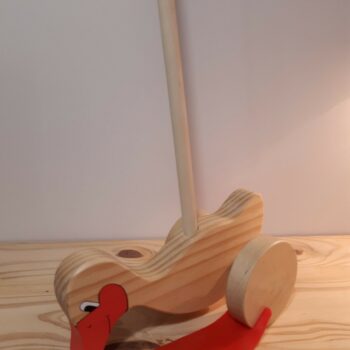 canard dandinant en bois