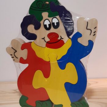 puzzle en bois clown