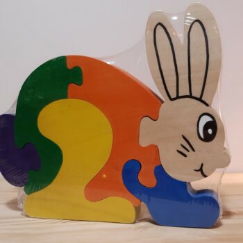 puzzle en bois lapin